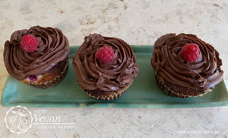 Chocolate Raspberry Cup Cakes